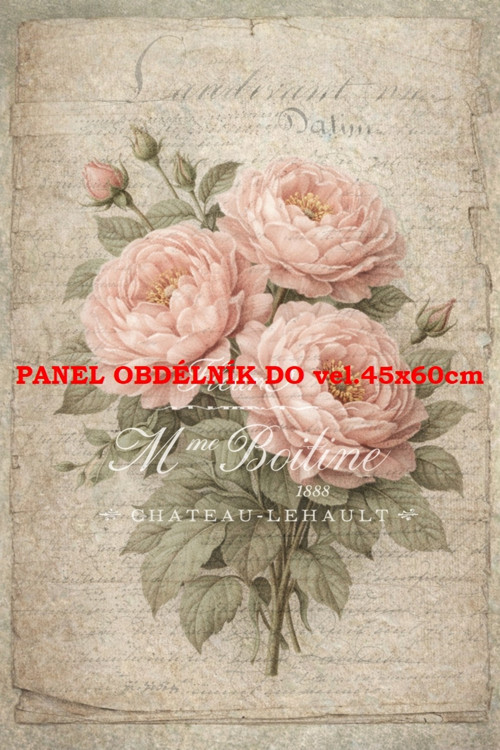 Bavlněný panel 7x10 cm