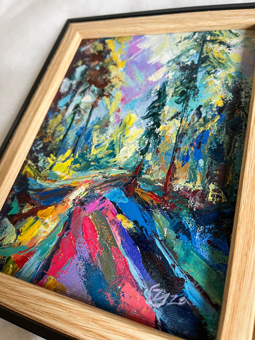 Forest Light - olejomalba