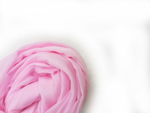 "pastel pink" hedvábná šála, pléd 180x90