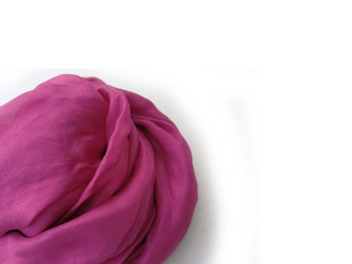 "deep violet" hedvábná šála, pléd 180x90