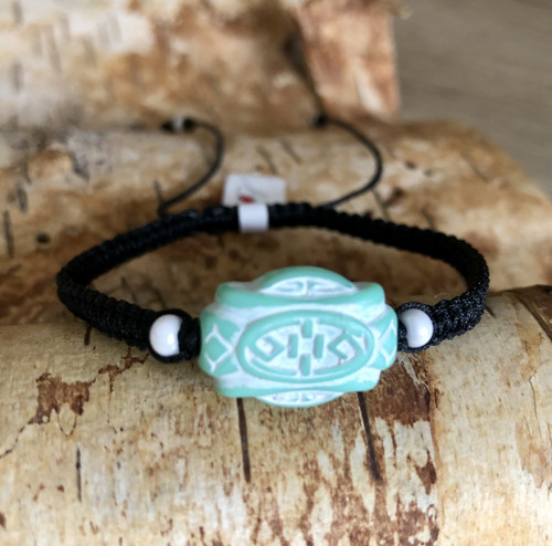 Boho Shamballa Náramek Do Tyrkysovo Zelena