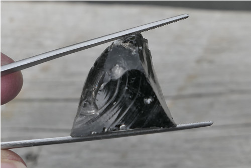 Surový obsidián černý V3748 — foto 1