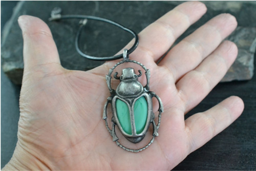 Tyrkysový Scarabeus.. — foto 1