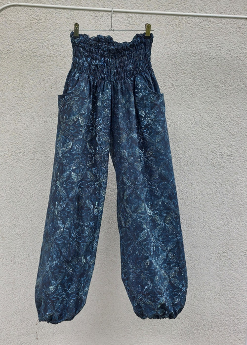 Turecké kalhoty Jako vyšívané-bali batik