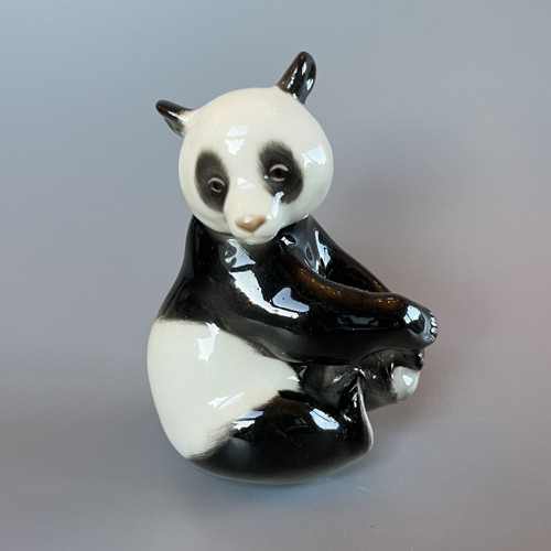 Porcelánová soška Panda 12.5 cm, LFZ Lomonosov