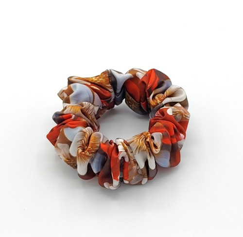 Scrunchie gumička Jarní květy III. L