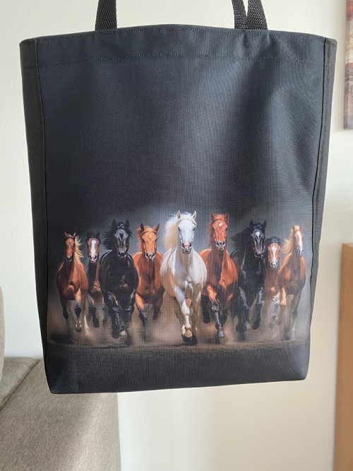 Nepromokavá taška přes rameno - Koně