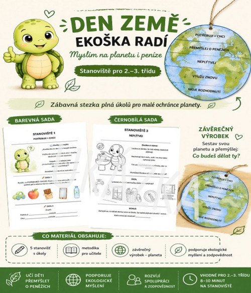 Den Země - Myslím na planetu i peníze