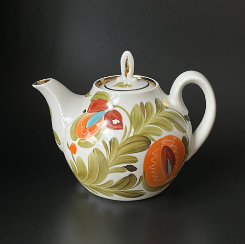 Porcelánová malovaná konvice 500ml, Gorodnica USSR