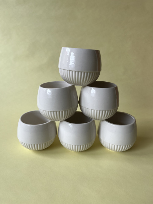 Kalíšek, porcelánový, čistý