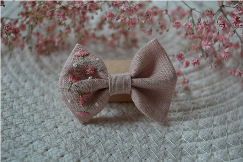 Vyšívaná mašlička Mini_5 — foto 1
