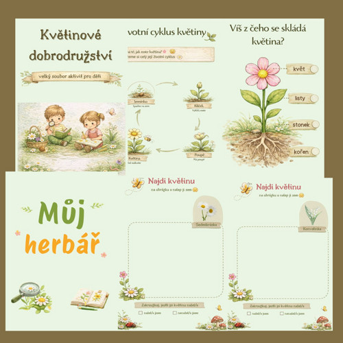 Květinová dobrodružství – soubor aktivit pro děti