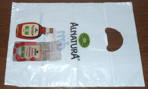 Igelitová TAŠKA • Drogerie DM / Alnatura