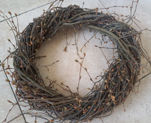 Věnec z proutí průměr cca 35 cm — foto 1