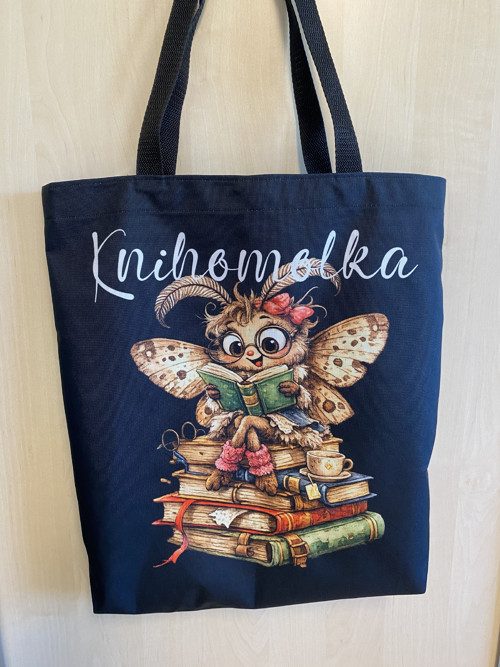 Nepromokavá taška přes rameno XL - Knihomolka