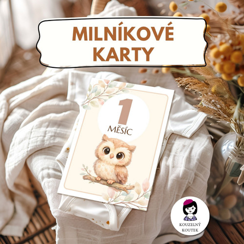 Milníkové karty - lesní