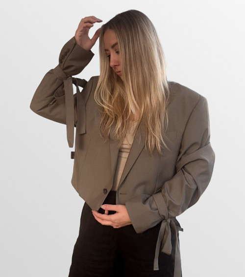 Minimalistické oversized sako
