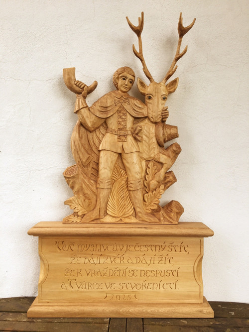 Myslivecký reliéf sv. Hubert