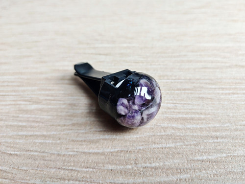 Aromadifuzér z minerálů do auta - ametyst