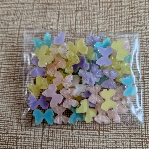 Sada 50 ks mini MAŠLIČKY 11x8 mm (mix barev)