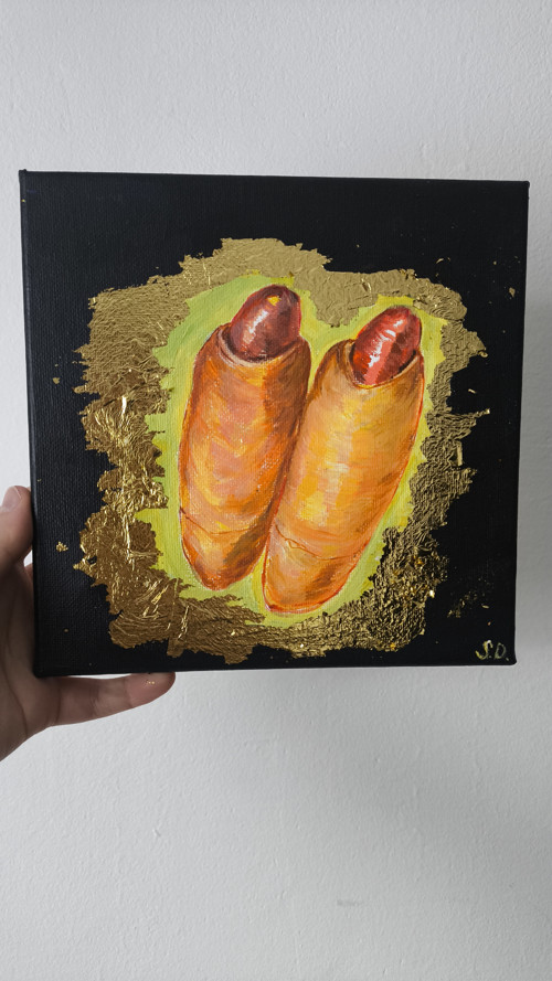 Prostě párky v rohlíku 20×20 cm