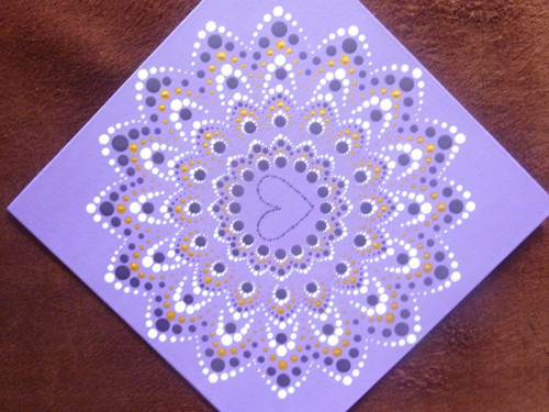 Obraz na plátně tečkovaná mandala