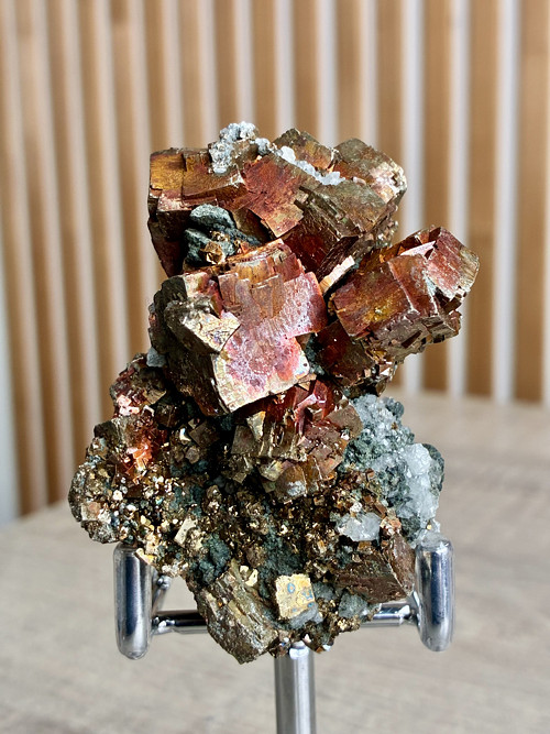 Rainbow pyrit- duhový-sbírkový minerál 206g, Hubei