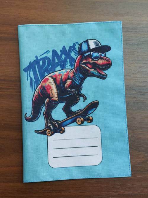 Obal na sešit A5 - dinosaurus