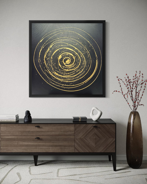 Letokruhy II, 90x90cm