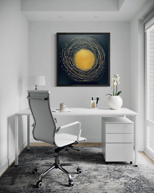 Letokruhy III, 90x90cm