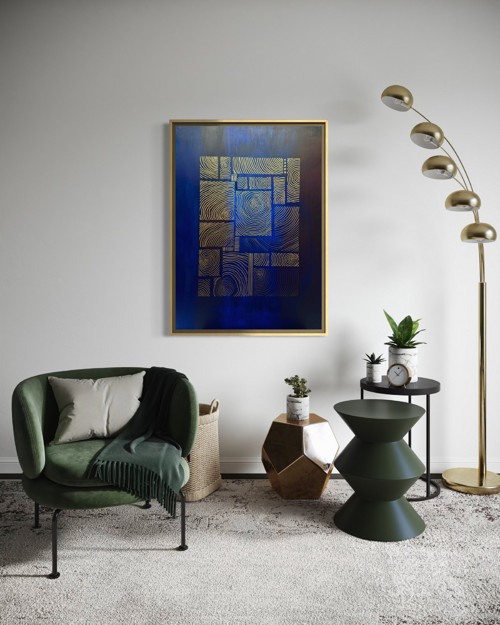 Infinite whorls, 80x110cm