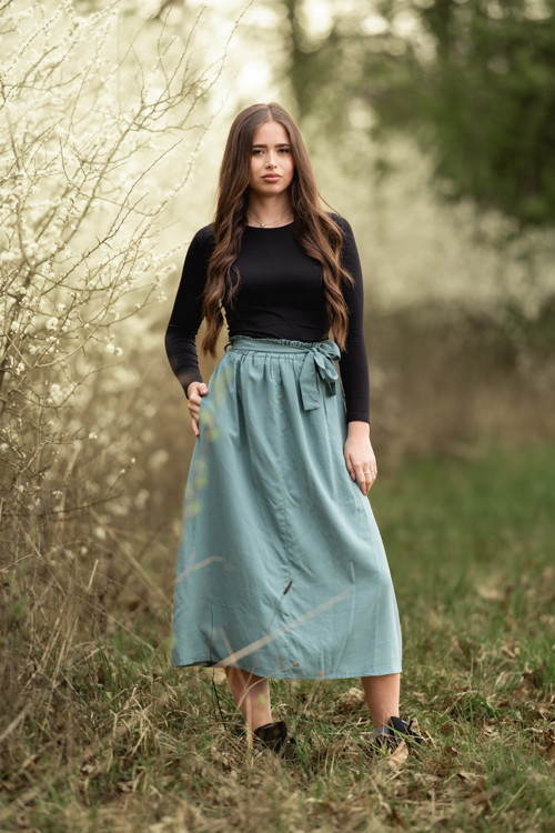 Sukně Frida šalvějová