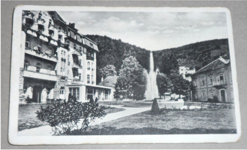 ČB POHLEDNICE • Trenčianske Teplice, lázně, 1936