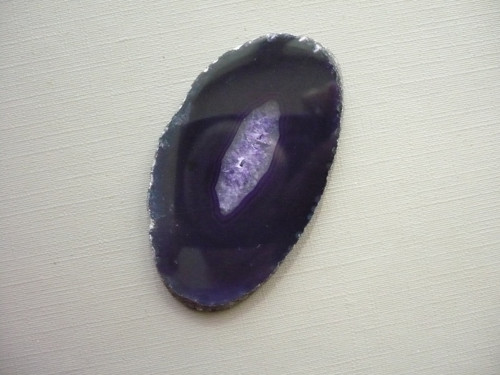 Achátový plátek fialový 54 mm č.18f