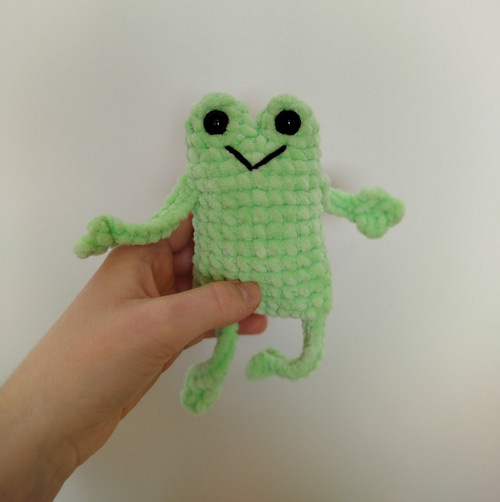 Háčkovaná leggy frog
