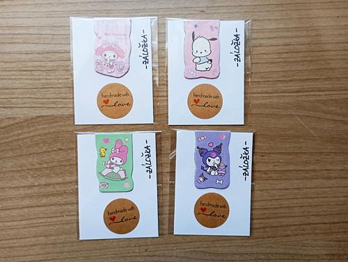 1174 - Magnetická záložka - postavičky Sanrio