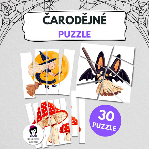 Čarodějné puzzle | Pálení čarodějnic