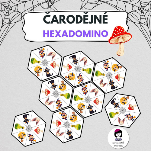 Čarodějné hexadomino | Pálení čarodějnic — foto 1