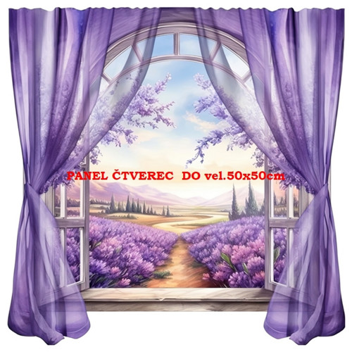 Bavlněný panel - varianty velikostí / 10 x 10cm