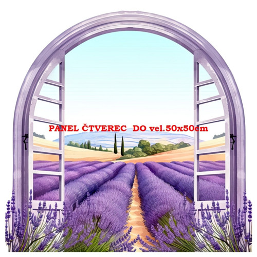 Bavlněný panel - varianty velikostí / 10 x 10cm — foto 1
