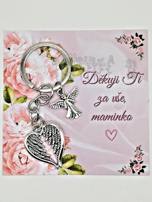 Pro maminku ︎ Děkuji Ti za vše - růžové květy