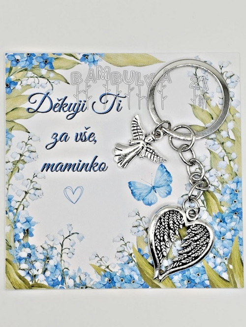 Pro maminku ︎ Děkuji Ti za vše - modré květy