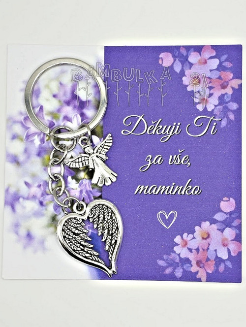 Pro maminku ︎ Děkuji Ti za vše - fialové květy