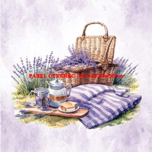 Bavlněný panel - varianty velikostí / 10 x 10cm — foto 1