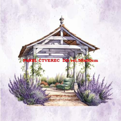 Bavlněný panel - varianty velikostí / 10 x 10cm — foto 1