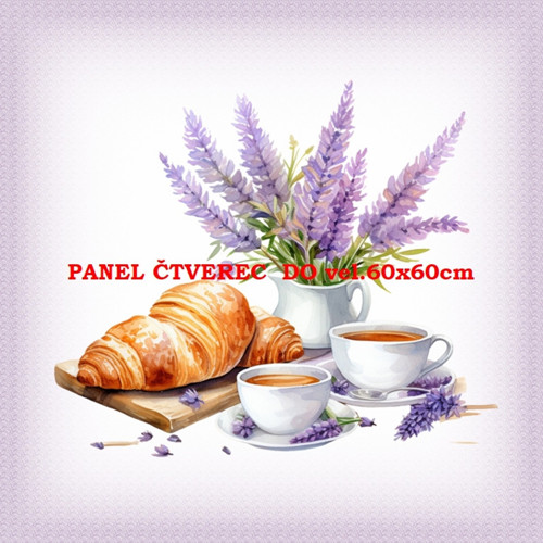 Bavlněný panel - varianty velikostí / 10 x 10cm
