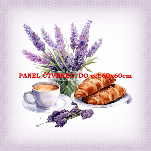 Bavlněný panel - varianty velikostí / 10 x 10cm