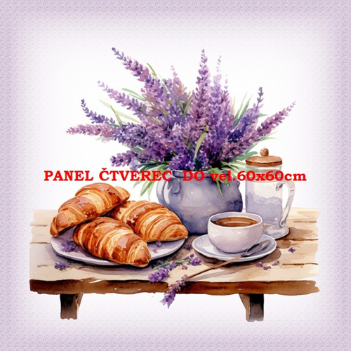Bavlněný panel - varianty velikostí / 10 x 10cm
