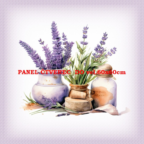 Bavlněný panel - varianty velikostí / 10 x 10cm — foto 1