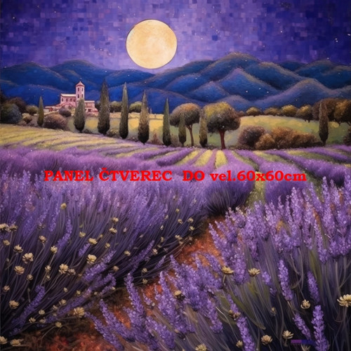 Bavlněný panel - varianty velikostí / 10 x 10cm — foto 1